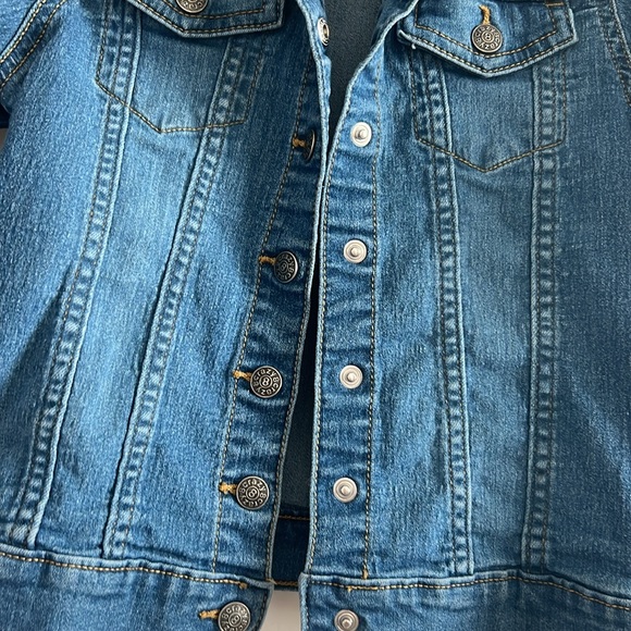 Girls Denim Jacket - Size Medium - Picture 3 of 4